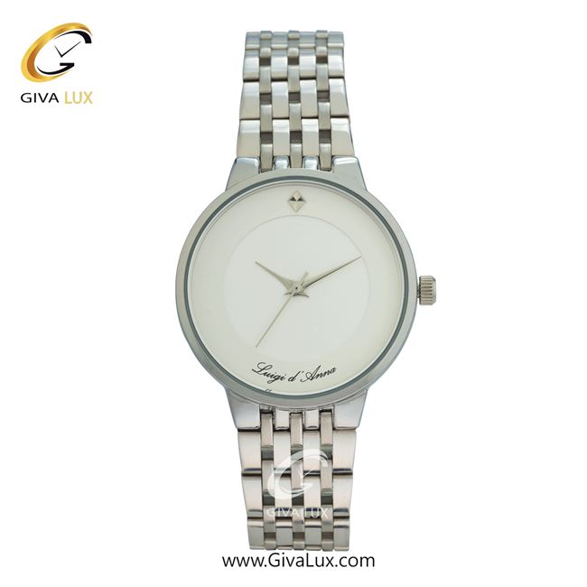 ساعت مچی اورجینال زنانه LdA | لوئیجی د آنا | Luigi d'Ana نقره ای | نقره ای| سفید| کد رفرنس 2359